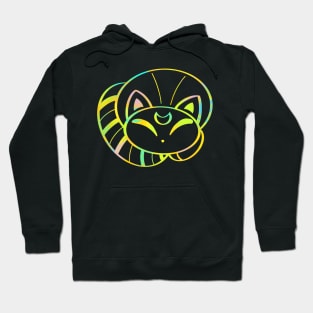 Moon Cat Mond Katze Hoodie